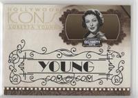 Loretta Young #/25