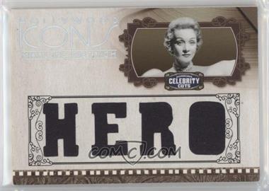 2008 Donruss Americana Celebrity Cuts - Hollywood Icons - Hero Die-Cut Quad Materials #HI-MD - Marlene Dietrich /25