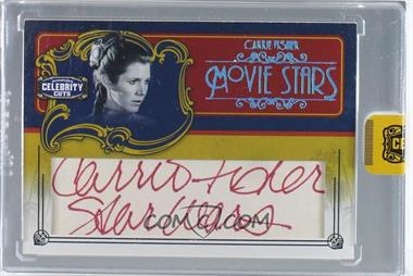 2008 Donruss Americana Celebrity Cuts - Movie Stars - Cut Signatures #MS-CF - Carrie Fisher (Star Wars) /10 [Uncirculated]