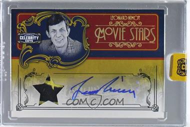 2008 Donruss Americana Celebrity Cuts - Movie Stars - Materials Signatures #MS-LN - Leonard Nimoy /5 [Uncirculated]