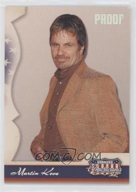 2008 Donruss Americana II - [Base] - Retail Silver Proof #148 - Martin Kove /500