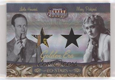 2008 Donruss Americana II - Co-Stars Materials - Golden Era #CSM-17 - Leslie Howard, Mary Pickford /50