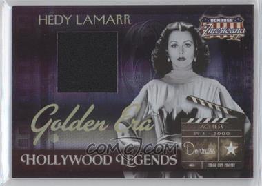 2008 Donruss Americana II - Hollywood Legends - Golden Era Materials #HL-60 - Hedy Lamarr /50