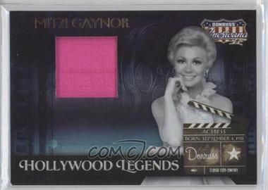 2008 Donruss Americana II - Hollywood Legends - Materials #HL-49 - Mitzi Gaynor /250