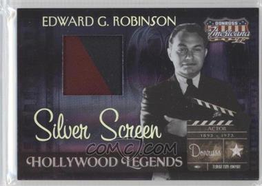 2008 Donruss Americana II - Hollywood Legends - Silver Screen Materials #HL-43 - Edward G. Robinson /50