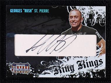 2008 Donruss Americana II - Ring Kings - Cut Signatures #RK-GS - Georges St-Pierre /50