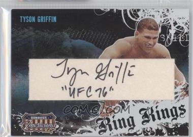2008 Donruss Americana II - Ring Kings - Cut Signatures #RK-TG - Tyson Griffin /100