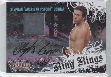 2008 Donruss Americana II - Ring Kings - Materials Prime Signatures #RK-SB - Stephan Bonnar /500
