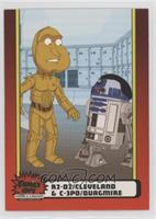 Cleveland as R2-D2 & Glenn Quagmire as C-3PO