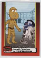 Cleveland as R2-D2 & Glenn Quagmire as C-3PO