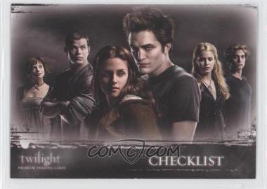 2008 Inkworks Twilight - [Base] #72 - Checklist