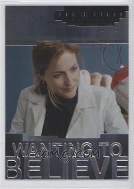 2008 Inkworks X-Files: I Want to Believe - Wanting to Believe Embossed #WB-3 - Scully Finds Herself...