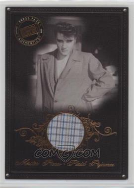 2008 Press Pass Elvis by the Numbers - Master Press #MP-3 - Elvis Presley (Plaid Pajamas) [Noted]