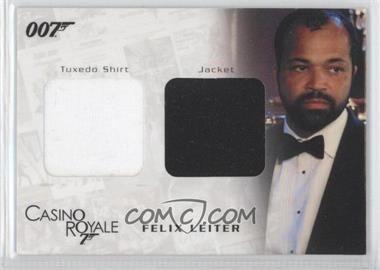 2008 Rittenhouse James Bond: In Motion - Double Costumes #DC04 - Casino Royale - Felix Leiter /1200