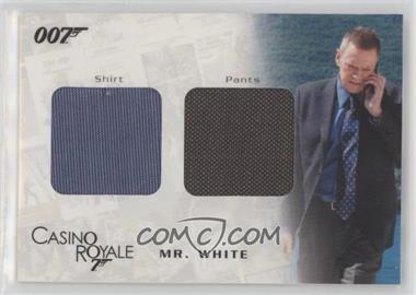 2008 Rittenhouse James Bond: In Motion - Double Costumes #DC05 - Casino Royale - Mr. White /1250 [EX to NM]