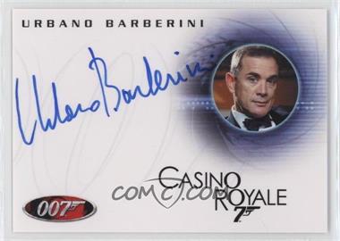 2008 Rittenhouse James Bond: In Motion - Horizontal Autographs #A106 - Casino Royale - Urbano Barberini as Tomelli