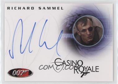 2008 Rittenhouse James Bond: In Motion - Horizontal Autographs #A97 - Casino Royale - Richard Sammel as Gettler