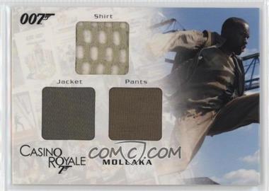 2008 Rittenhouse James Bond: In Motion - Triple Costumes #TC02 - Casino Royale - Mollaka /1300 [EX to NM]