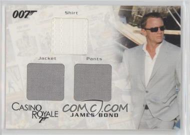2008 Rittenhouse James Bond: In Motion - Triple Costumes #TC08 - Casino Royale - James Bond /1300