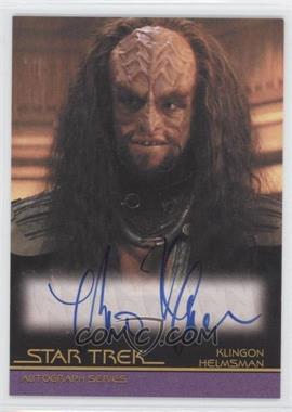 2008 Rittenhouse Star Trek: Movies In Motion - Autographs #A78 - Star Trek Generations - Brian Thompson as Klingon Helmsman