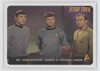 Spock, Dr. Leonard McCoy, Captain Kirk