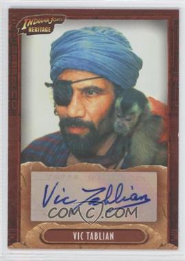 2008 Topps Indiana Jones Heritage - Autographs #_VITA - Vic Tablian as Monkey Man/Barranca
