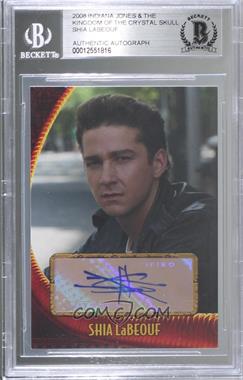 2008 Topps Indiana Jones and the Kingdom of the Crystal Skull - Autographs #_SHLA - Shia LaBeouf as Mutt Williams [BAS BGS Authentic]
