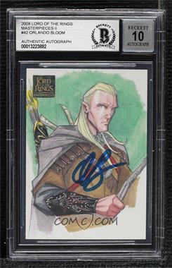 2008 Topps Lord of the Rings Masterpieces II - [Base] #42 - Legolas of Mirkwood [BAS BGS Authentic]
