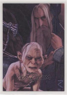 2008 Topps Lord of the Rings Masterpieces II - Etched Foil #6 - Saruman, Gollum