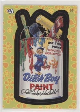2008 Topps Wacky Packages Flashback 1 - [Base] - Black Border #36 - Ditch Boy Paint