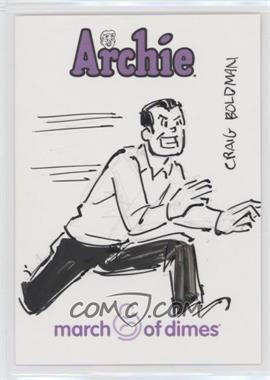 2009 Archie Comics March of Dimes Sketch Cards - [Base] - Gold Baby Dealer Exclusive #CRUC - Craig Boldman (Reggie) /1