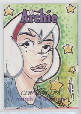 2009 Archie Comics March of Dimes Sketch Cards - [Base] - Silver Star Artist Exclusives #JTSS - Jeremy Treece Sabrina Spellman) /1