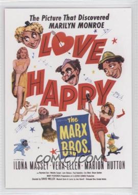 2009 Breygent Classic Vintage Movie Posters: Stars-Monsters-Comedy - [Base] #55 - Love Happy (1949)