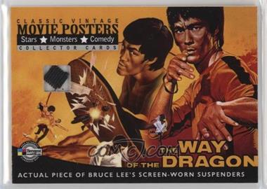 2009 Breygent Classic Vintage Movie Posters: Stars-Monsters-Comedy - Prop and Costume Cards #VL2 - Bruce Lee