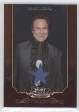 2009 Donruss Americana - [Base] - Proofs Silver Star Materials #11 - Barry Pearl /100