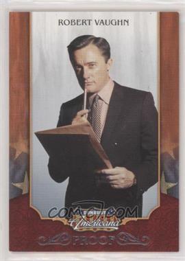 2009 Donruss Americana - [Base] - Retail Proofs Silver #55 - Robert Vaughn /250