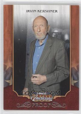 2009 Donruss Americana - [Base] - Retail Proofs Silver #89 - Irvin Kershner /250