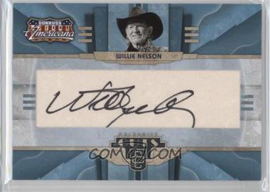 2009 Donruss Americana - Celebrity Cuts Cut Signatures #4 - Willie Nelson /100