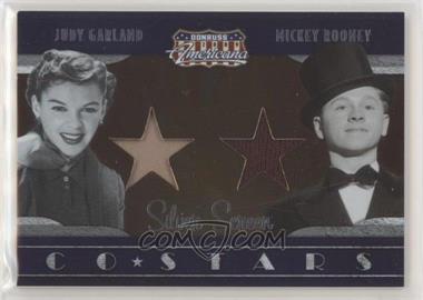 2009 Donruss Americana - Co-Stars Materials - Silver Screen #1 - Judy Garland, Mickey Rooney /100