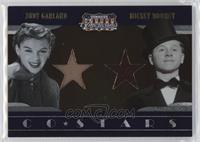 Judy Garland, Mickey Rooney [EX to NM] #/250