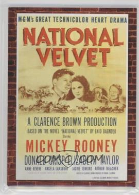 2009 Donruss Americana - Movie Posters Materials - Combos #49 - Elizabeth Taylor, Mickey Rooney (National Velvet) /500