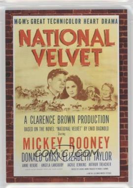 2009 Donruss Americana - Movie Posters Materials - Combos #49 - Elizabeth Taylor, Mickey Rooney (National Velvet) /500