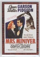 Teresa Wright, Greer Garson (Mrs. Miniver) #/500