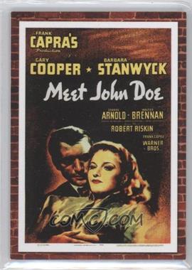 2009 Donruss Americana - Movie Posters Materials - Combos #51 - Barbara Stanwyck, Gary Cooper (Meet John Doe) /500