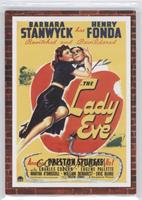 Barbara Stanwyck, Henry Fonda (The Lady Eve) #/500