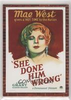 Cary Grant, Mae West (She Done Him Wrong) #/500