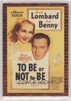 Jack Benny, Carole Lombard (To Be or Not to Be) #/500