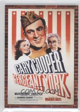 2009 Donruss Americana - Movie Posters Materials #48 - Gary Cooper (Sergeant York) /500