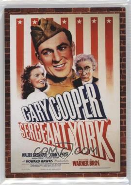 2009 Donruss Americana - Movie Posters Materials #48 - Gary Cooper (Sergeant York) /500 [EX to NM]
