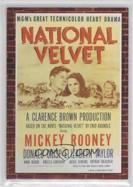 2009 Donruss Americana - Movie Posters Materials #49 - Elizabeth Taylor (National Velvet) /500